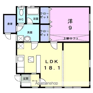 アンジュレーヴ【1階】の間取り